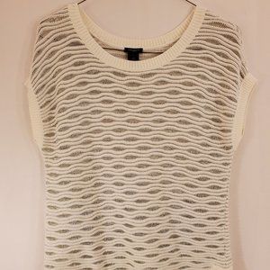Ann Taylor Short-Sleeve Knit Sweater